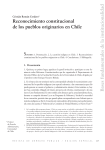 Reconocimiento constitucional de los pueblos originarios en Chile B