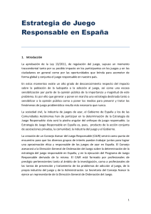 Estrategia de Juego Responsable en España