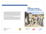 Análisis de conflictos en el ámbito comunitario