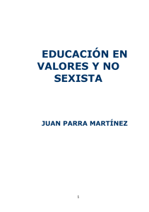 educación en valores y no sexista - Instituto de la Mujer de Castilla
