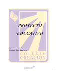 proyecto educativo - Colegios Creación