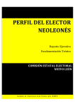 Reporte Ejecutivo del Perfil del Elector Neoleonés. Fundamentación