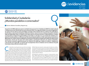 Solidaridad y Ciudadan&iacute;a: &iquest;Mundos paralelos o conectados?