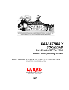 Historia y Desastres en América Latina \(Volumen I\)
