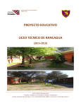 Proyecto Educativo 2015 - Liceo Técnico de Rancagua.