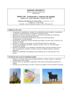 SPAN 330: Civilización y culturas de España