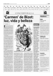 `Carmen` de Bizet: luz, vida y belleza