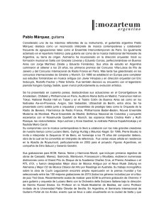 Biografia y comentarios al Programa