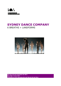 sydney dance company - Mercat de les flors