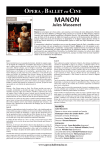 MANON Jules Massenet - Ópera y Ballet en Cine