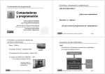 Fundamentos de programación Informática, computadora, y