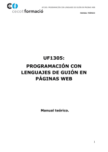uf1305: programación con lenguajes de guión en páginas web