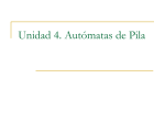 Unidad 4. Autómatas de Pila