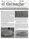 Los monolitos del Cuauhnáhuac