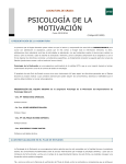 psicología de la motivación