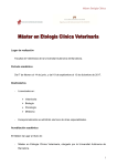 Descripción Master Etología Clínica 2017