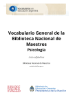 Vocabulario General de la BNM : Psicología pdf 526,1 kB