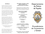 Spanish Complaint Brochure 2011.pub