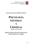 psicología general y criminal - Universidad Católica de Salta