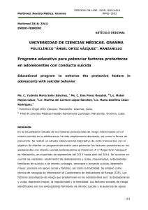 UNIVERSIDAD DE CIENCIAS MÉDICAS. GRANMA Programa