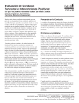 FBA and Positive Interventions (Spanish)