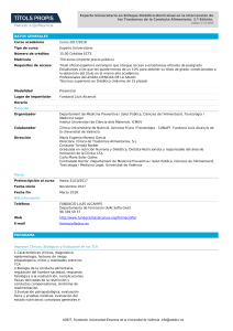 Imprimir la información del curso