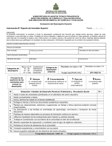 Reporte del Inmediato superior