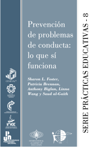 Preventing behaviour problems: what works [Spanish version]