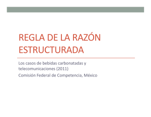 regla de la razón estructurada - Centro Regional de Competencia