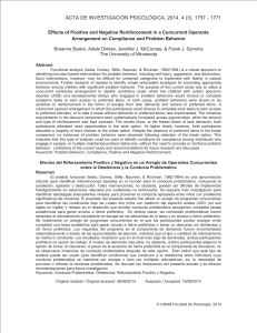 Effects of Positive and Negative Reinforcement in a Concurrent