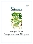Ensayos de los componentes alérgenos