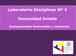 Laboratorio Disciplinar Nº 2 Inmunidad Innata
