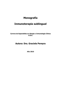inmunoterapia sublingual