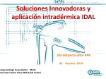 Soluciones Innovadoras y aplicación intradérmica IDAL