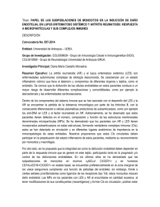 papel de las subpoblaciones de monocitos en la inducción de daño