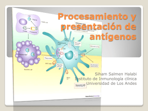 Procesamiento y presentación antigénica