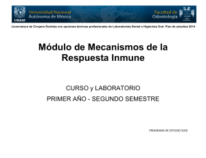 Módulo de Mecanismos de la Respuesta Inmune
