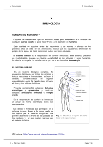 V INMUNOLOGÍA