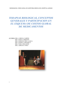 Terapias biológicas - Auditoria Medica Hoy, curso de Auditoria medica