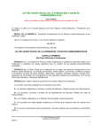 Ley del Diario Oficial de la Federación y Gacetas Gubernamentales