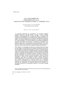 Entrevista - Asociaci&oacute;n Colombiana de Psiquiatr&iacute;a