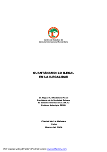 23. Guantánamo: Lo ilegal en la ilegalidad
