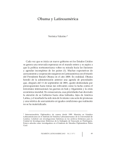 Obama y Latinoamérica - Open Journal Systems