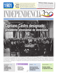 Cipriano Castro designado - Independencia 200