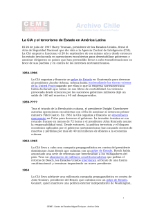 La CIA y el terrorismo de Estado en América Latina