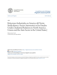 Relaciones Industriales en America del Norte