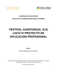 festival audiovisual ojo loco iv proyecto de aplicación profesional