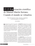 La creación científica de Manuel Martín Serrano. Cuando el mundo