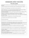 humanidades, artes y educación