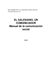 EL SALESIANO, UN COMUNICADOR Manual de la comunicación